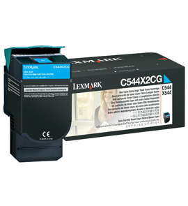 Lexmark C544X2CG cartuccia toner 1 pz Originale Ciano