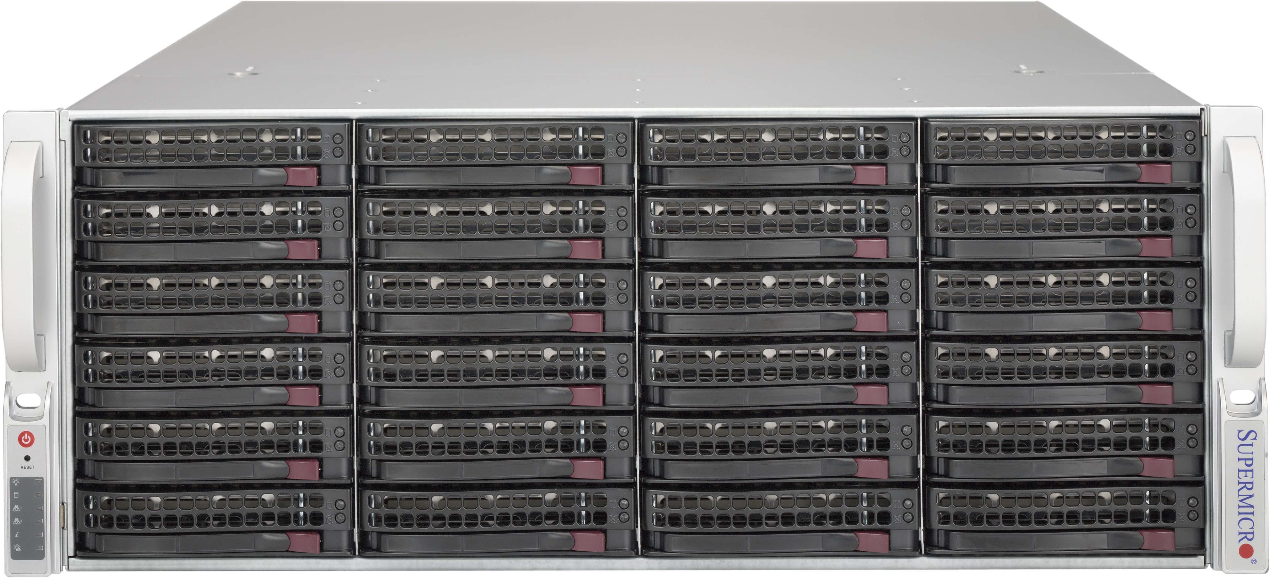 Supermicro CSE-846BE1C-R609JBOD - 27,2 kg - Rack (4U) - Schwarz