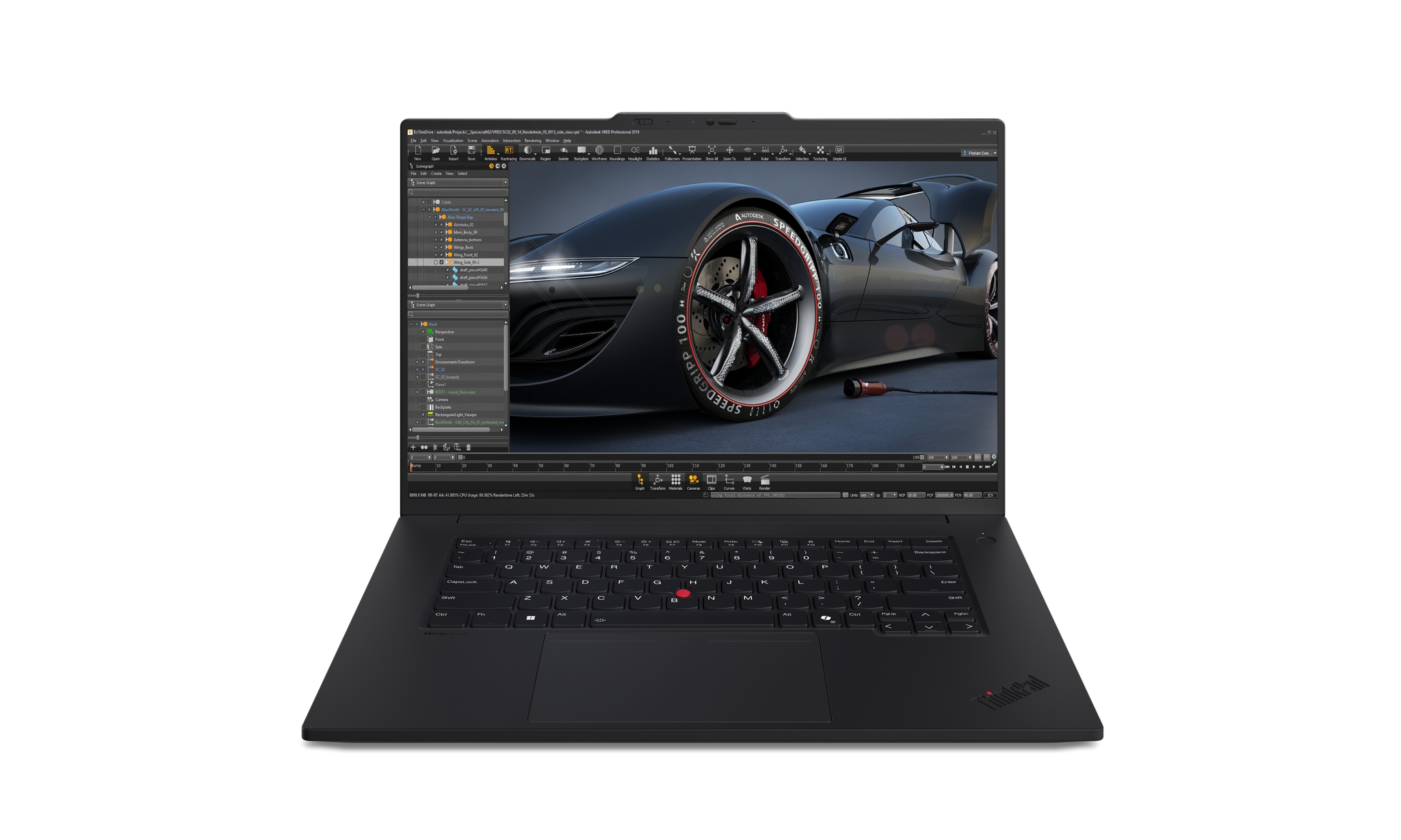 Lenovo ThinkPad P1 - 16 Notebook - Core Ultra 9 1,8 GHz