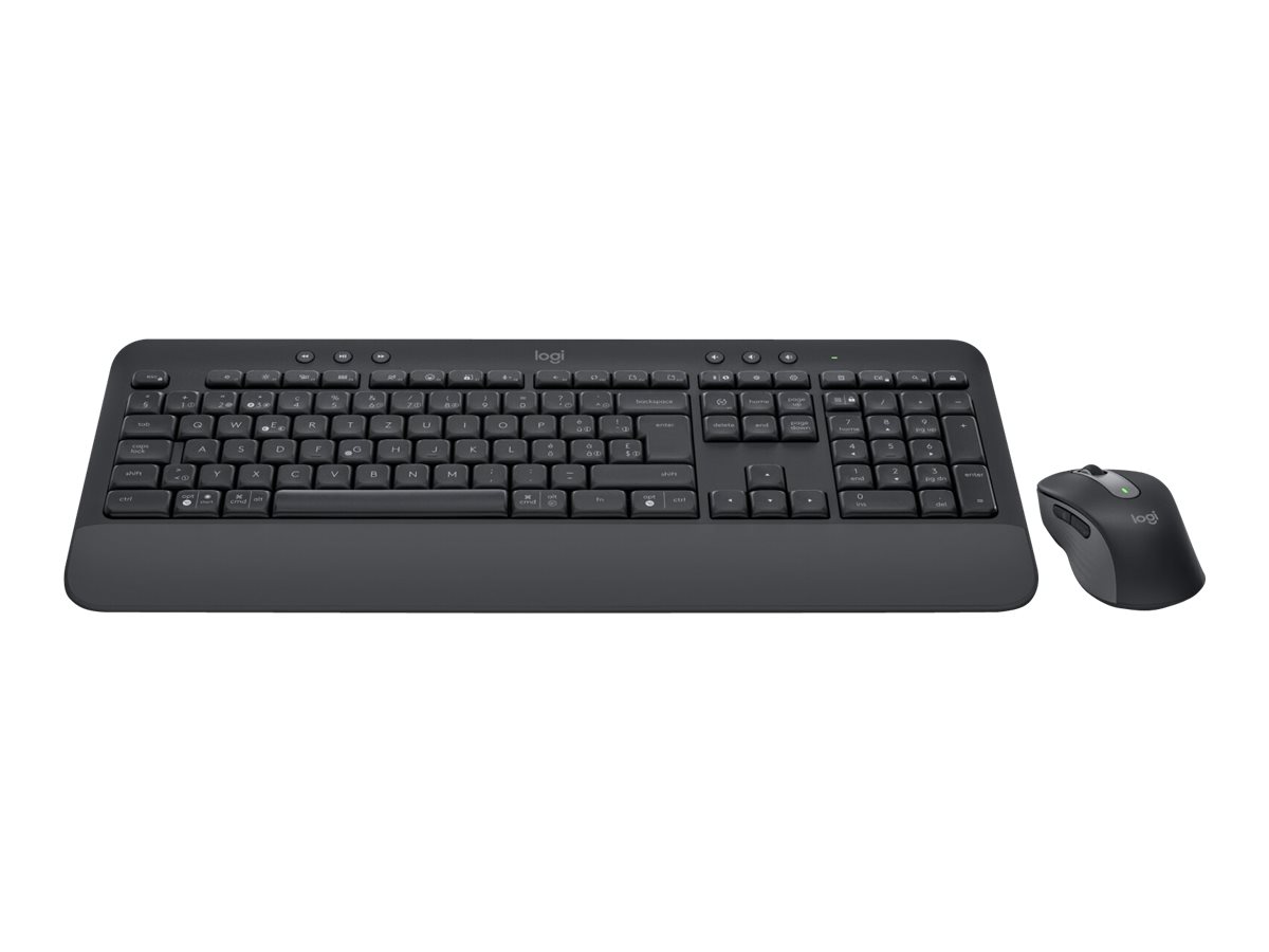Logitech 920-010993 | Logitech Signature MK650 Combo For Business keyboard  Mouse included RF Wireless + Bluetooth QWERTZ Swiss Graphite