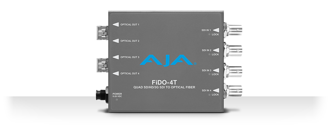 AJA FIDO-4T Quad SD/HD/3G-SDI to Optical Fiber
