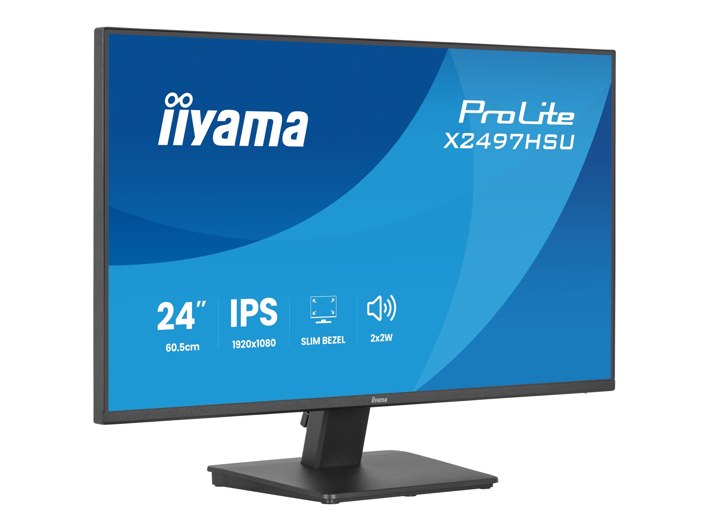 Iiyama ProLite X2497HSU-B1 - LED-Monitor - 60.5 cm (23.8)