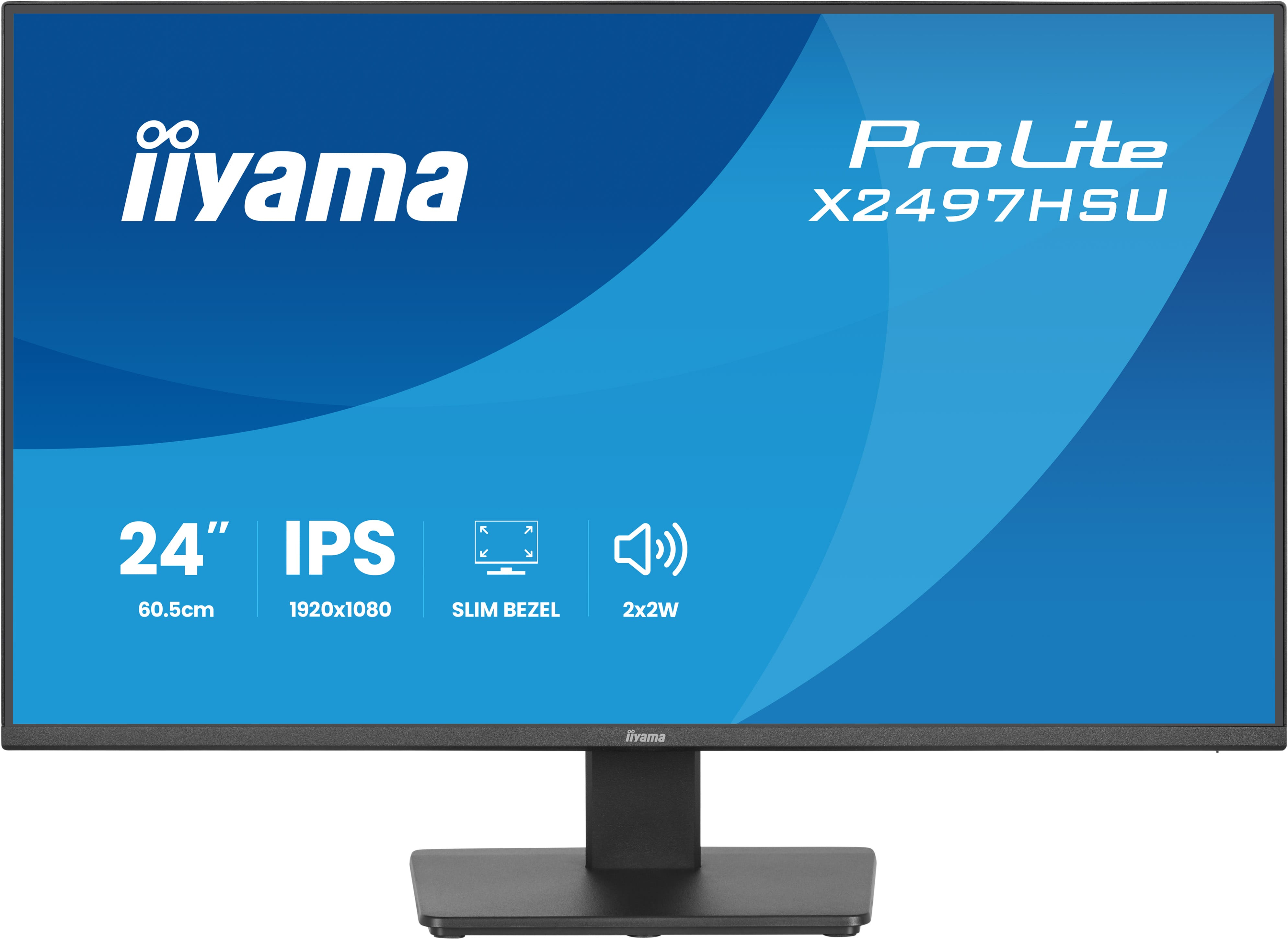 Iiyama ProLite X2497HSU-B1 - LED-Monitor - 60.5 cm (23.8)