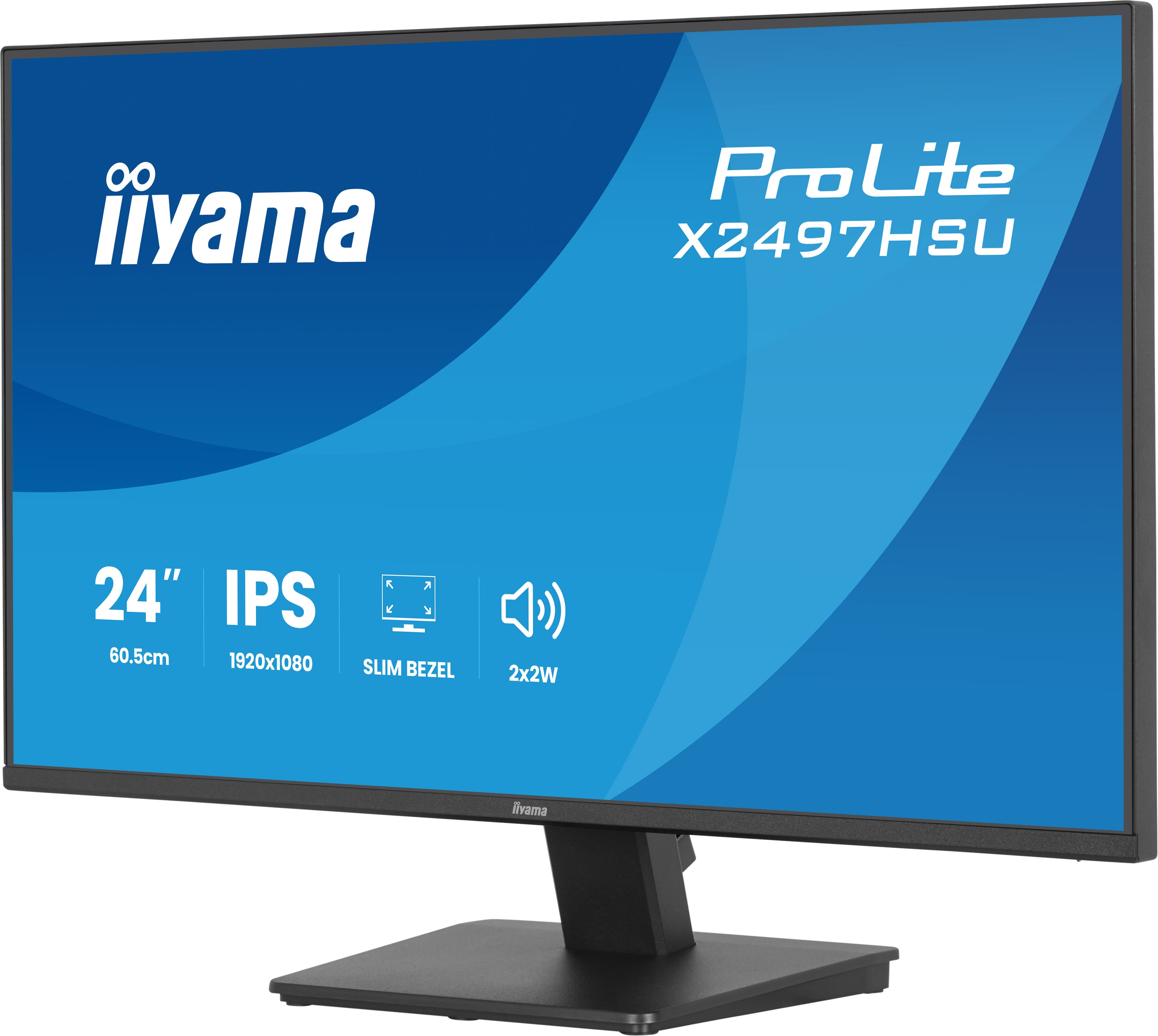 Iiyama ProLite X2497HSU-B1 - LED-Monitor - 60.5 cm (23.8)