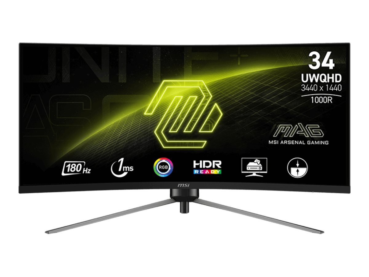 MSI MAG 345CQRDE - LED-Monitor - Gaming - gebogen - 86.4 cm (34)
