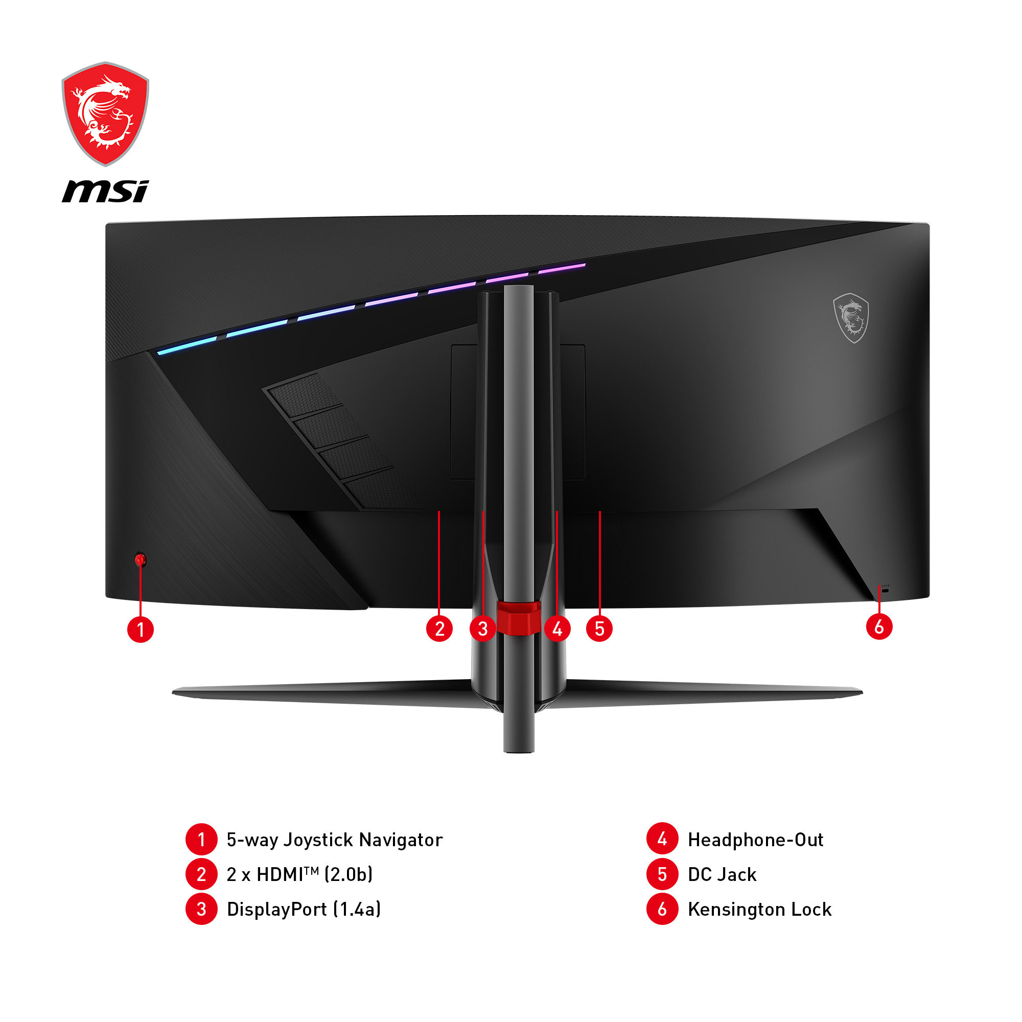 MSI MAG 345CQRDE - LED-Monitor - Gaming - gebogen - 86.4 cm (34)