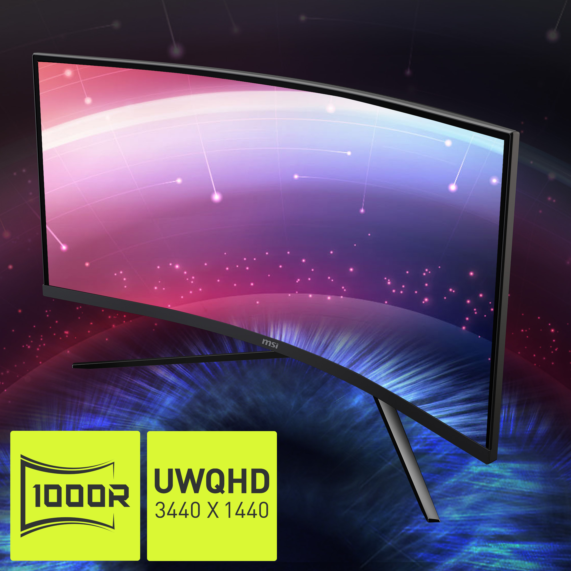 MSI MAG 345CQRDE - LED-Monitor - Gaming - gebogen - 86.4 cm (34)