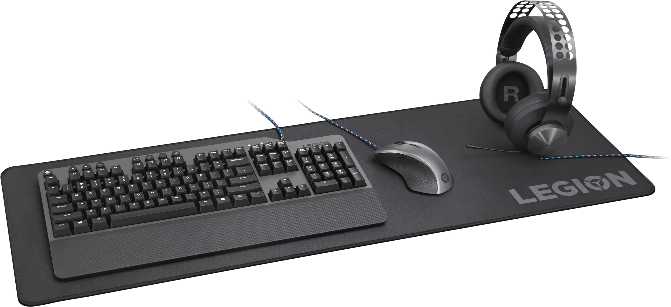 Lenovo GXH0W29068 - Schwarz - Monochromatisch - Gaming-Mauspad