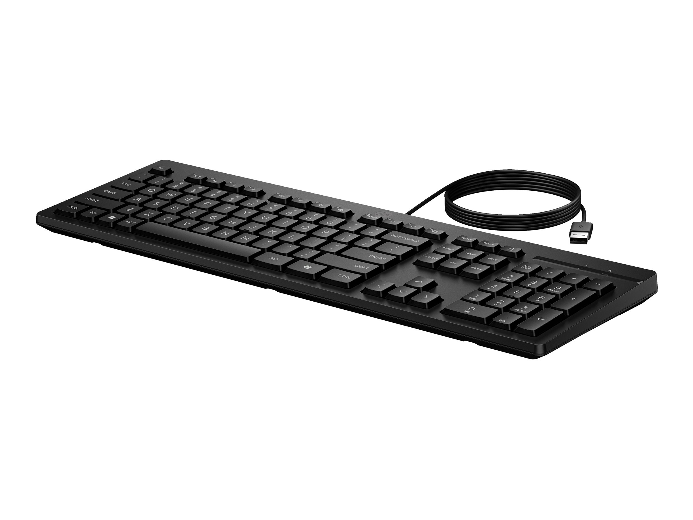 HP 125 - Tastatur - 100% - full size - USB - Pan-Nordic