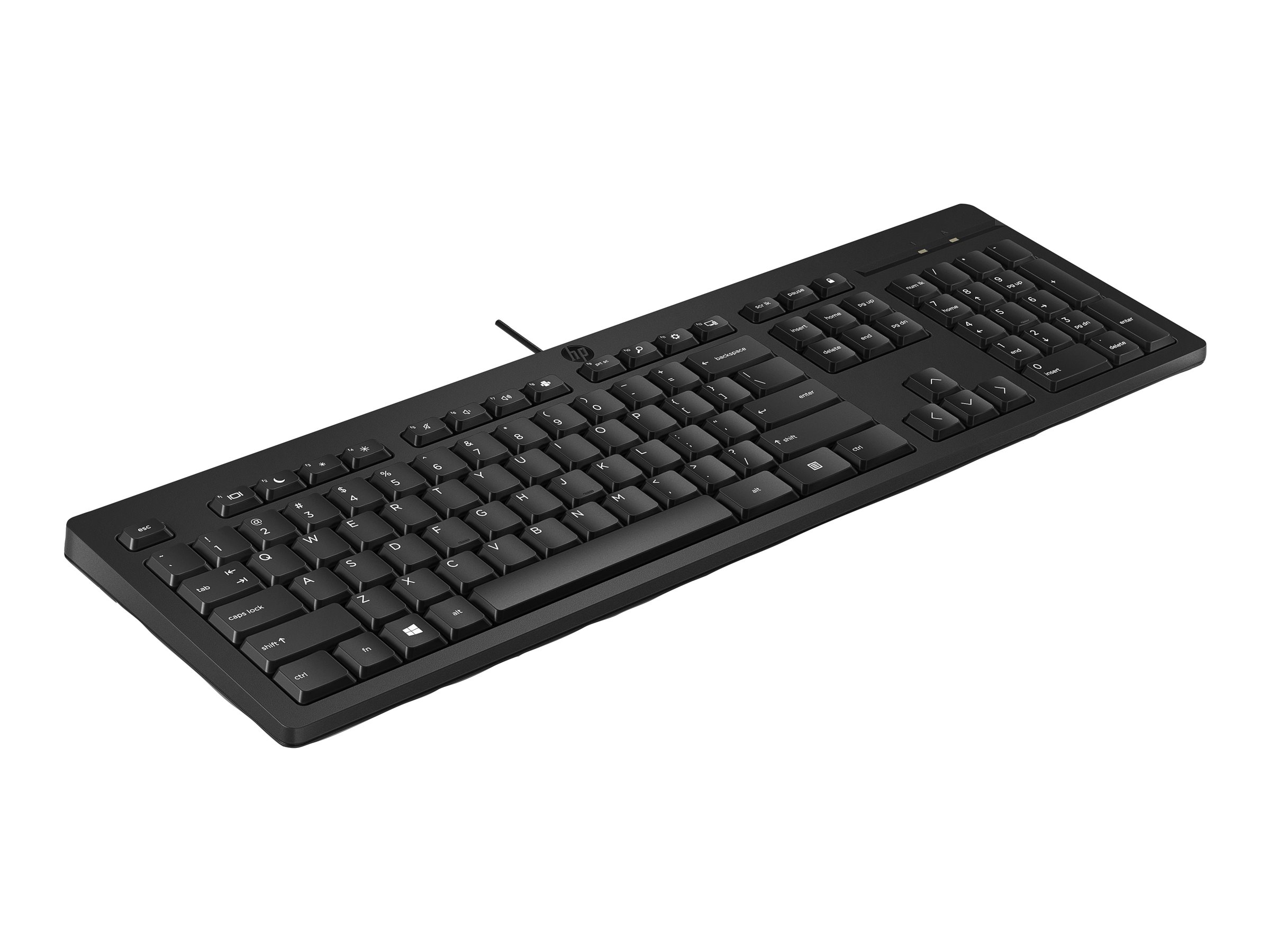HP 125 - Tastatur - 100% - full size - USB - Pan-Nordic