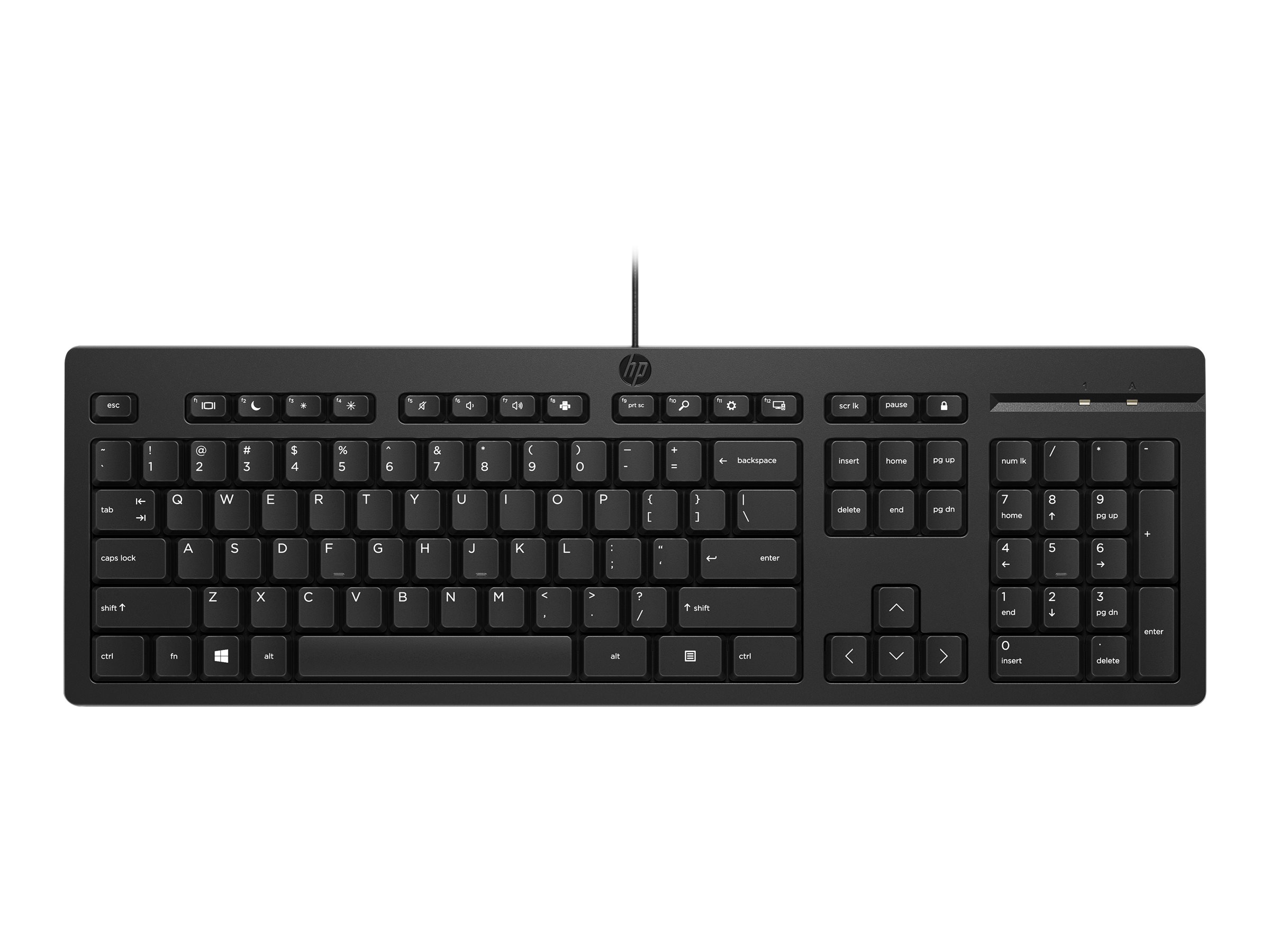 HP 125 - Tastatur - 100% - full size - USB - Pan-Nordic