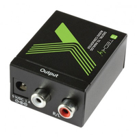 Techly IDATA-SPDIF-3 changeur de genre de cble Multiconnection RCA Noir
