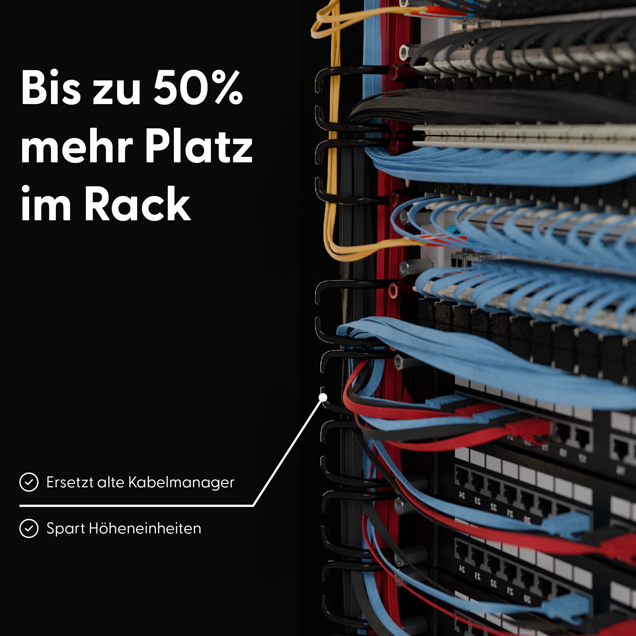 PATCHBOX CONE30UTPBK cavo di rete Nero 1,8 m Cat6a U/UTP (UTP)