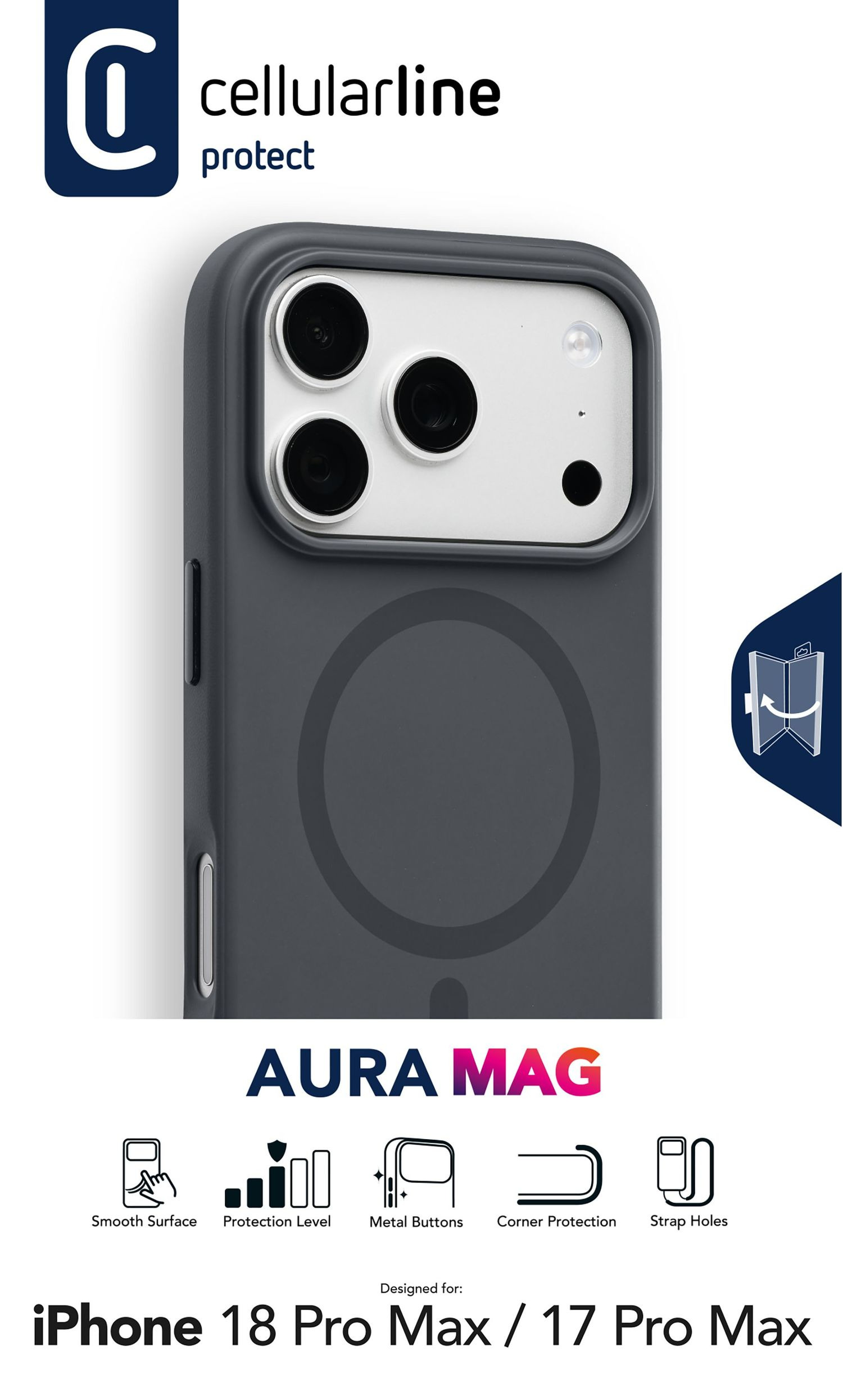 Cellularline AURA MAG - IPHONE 17 PRO MAX / 18 PRO MAX