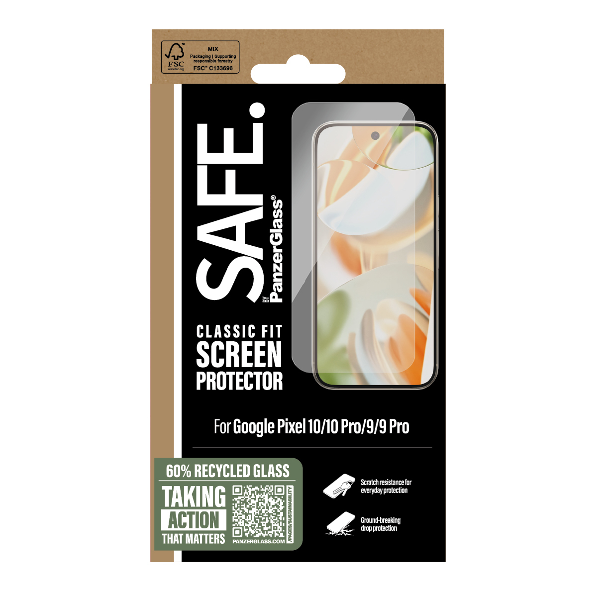 PanzerGlass SAFE by Screen Protector Google new Pixel 10 10 Pro 10 10