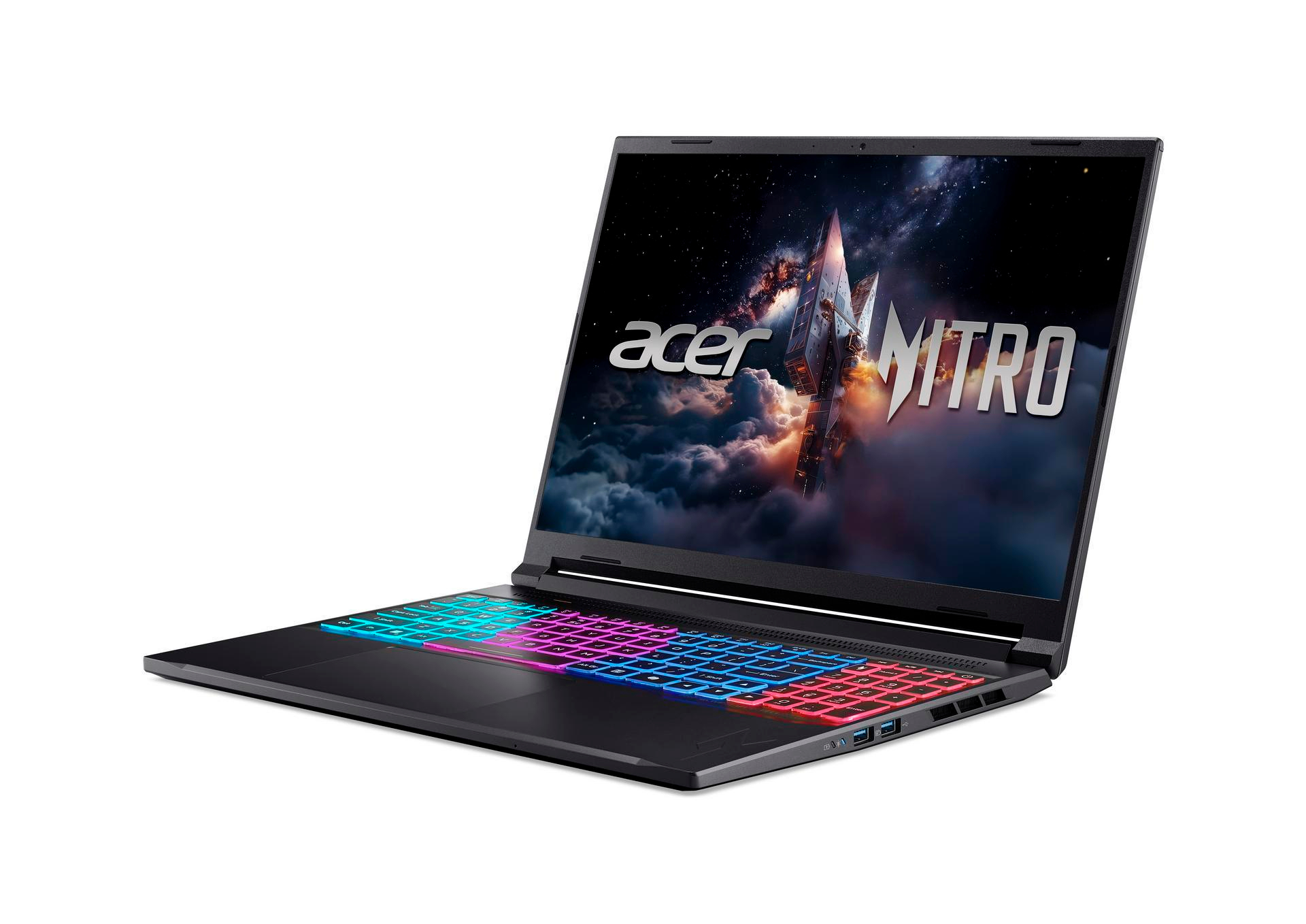 Acer Nitro V 16S AI ANV16S-41 - AMD Ryzen 7 260 / 3.8 GHz - Win 11 Home - GeForce RTX 5060 - 16 GB RAM - 1.024 TB SSD NVMe - 40.6 cm (16)