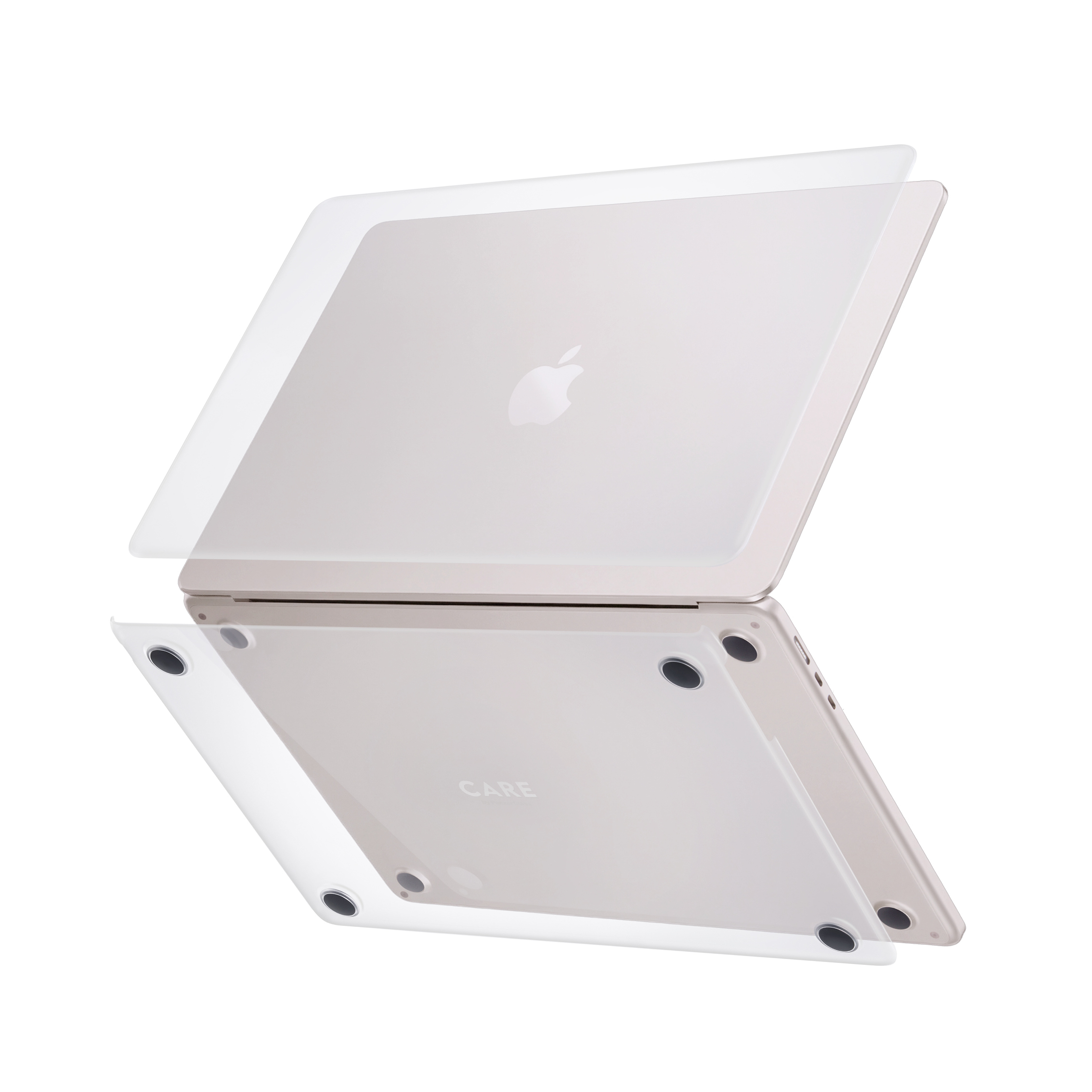 PanzerGlass CARE by � Case Transparent Macbook Air 13 M2 | M3 | M4 coque de protection pour t�l�phones portables Housse