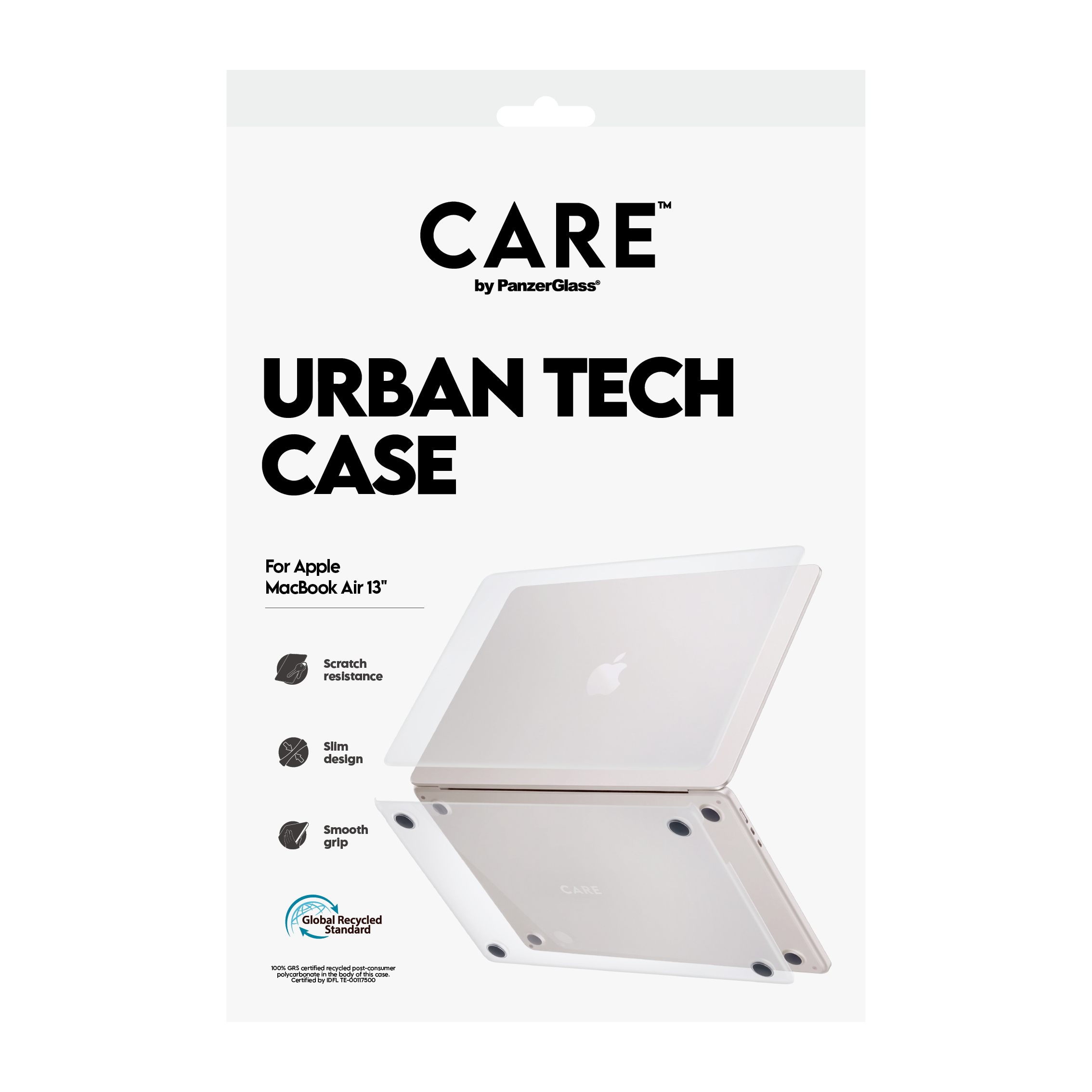 PanzerGlass CARE by � Case Transparent Macbook Air 13 M2 | M3 | M4 coque de protection pour t�l�phones portables Housse