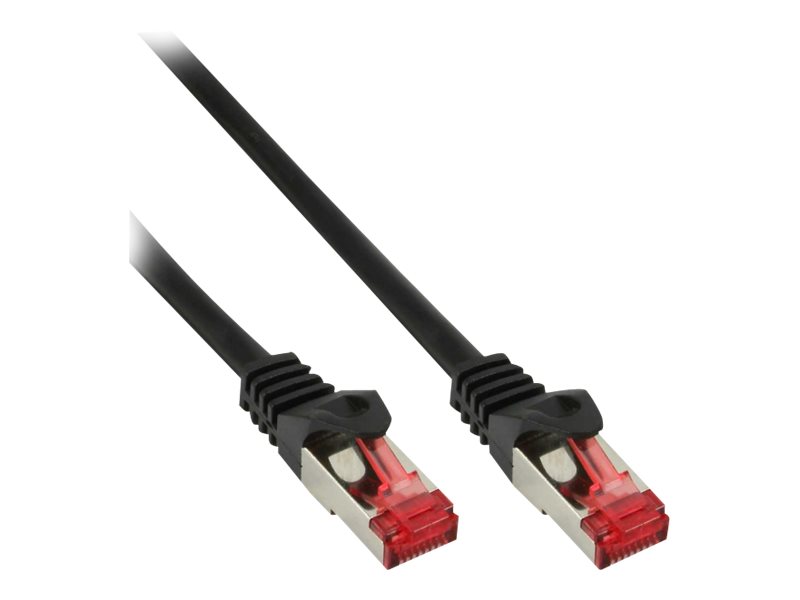 InLine S/FTP Cat.6 0.25m c�ble de r�seau Noir 0,25 m Cat6 S/FTP (S-STP)