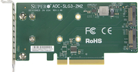 Supermicro AOC-SLG3-2M2 - PCIe - M.2 - Niedriges Profil - PCIe 3.0 - Grn - 10 - 55 C