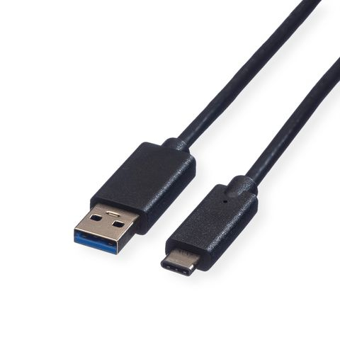 Secomp 11.44.9010 c�ble USB 0,5 m USB 3.2 Gen 1 (3.1 Gen 1) USB A USB C Noir