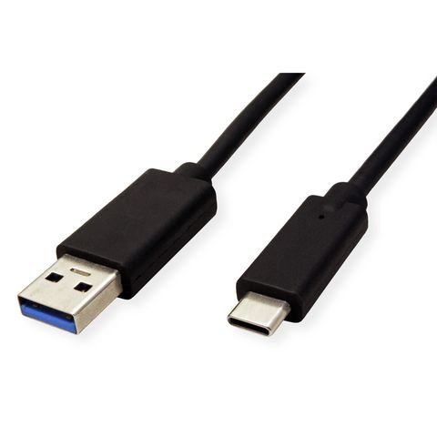 Secomp 11.44.9010 c�ble USB 0,5 m USB 3.2 Gen 1 (3.1 Gen 1) USB A USB C Noir