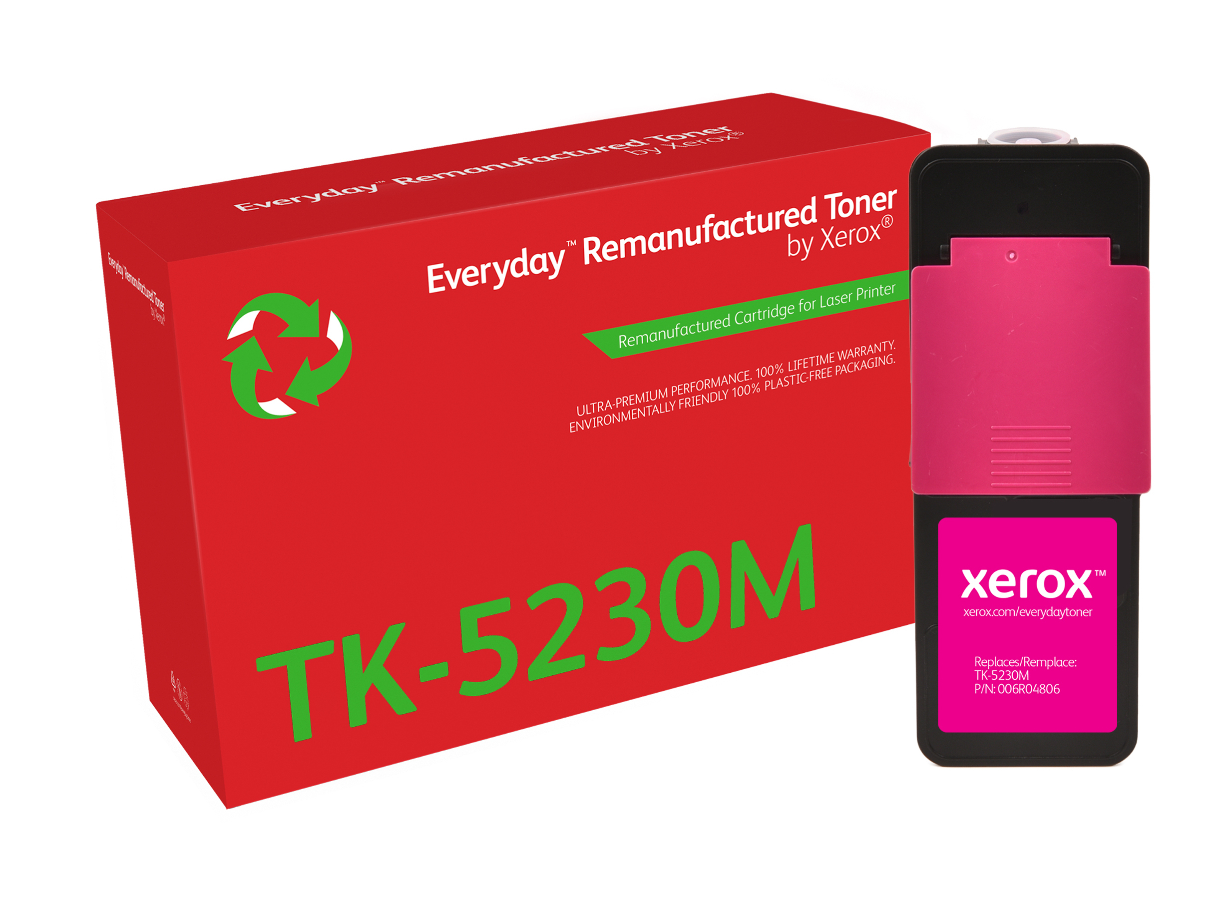 Remanufacturado Everyday Tner Everyday Magenta remanufacturado de Xerox es compatible con Kyocera TK-5230M, Capacidad estndar