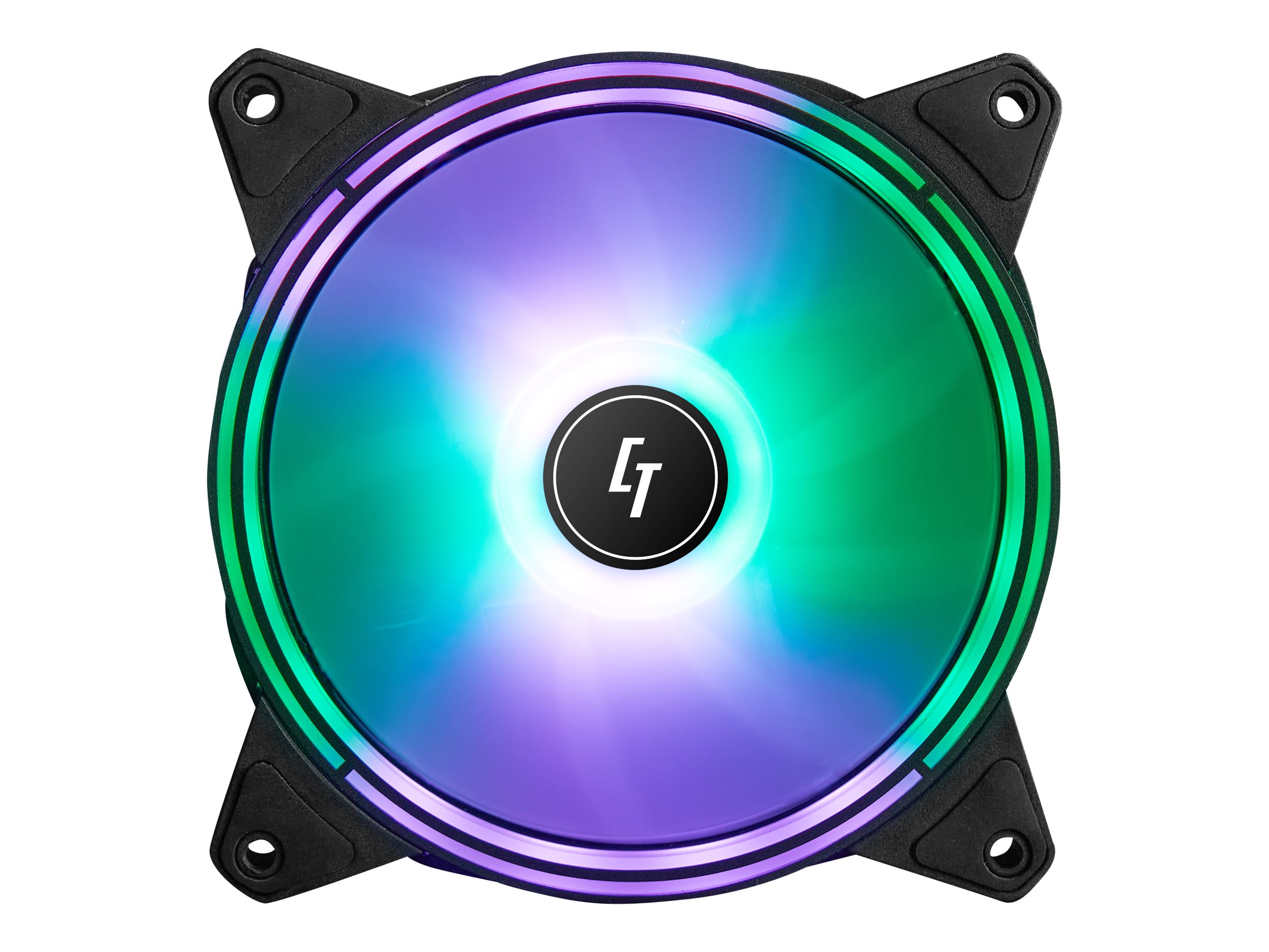 Chieftec NF-1225RGB computer cooling system Computer case Fan 12 cm Black 1 pc(s)