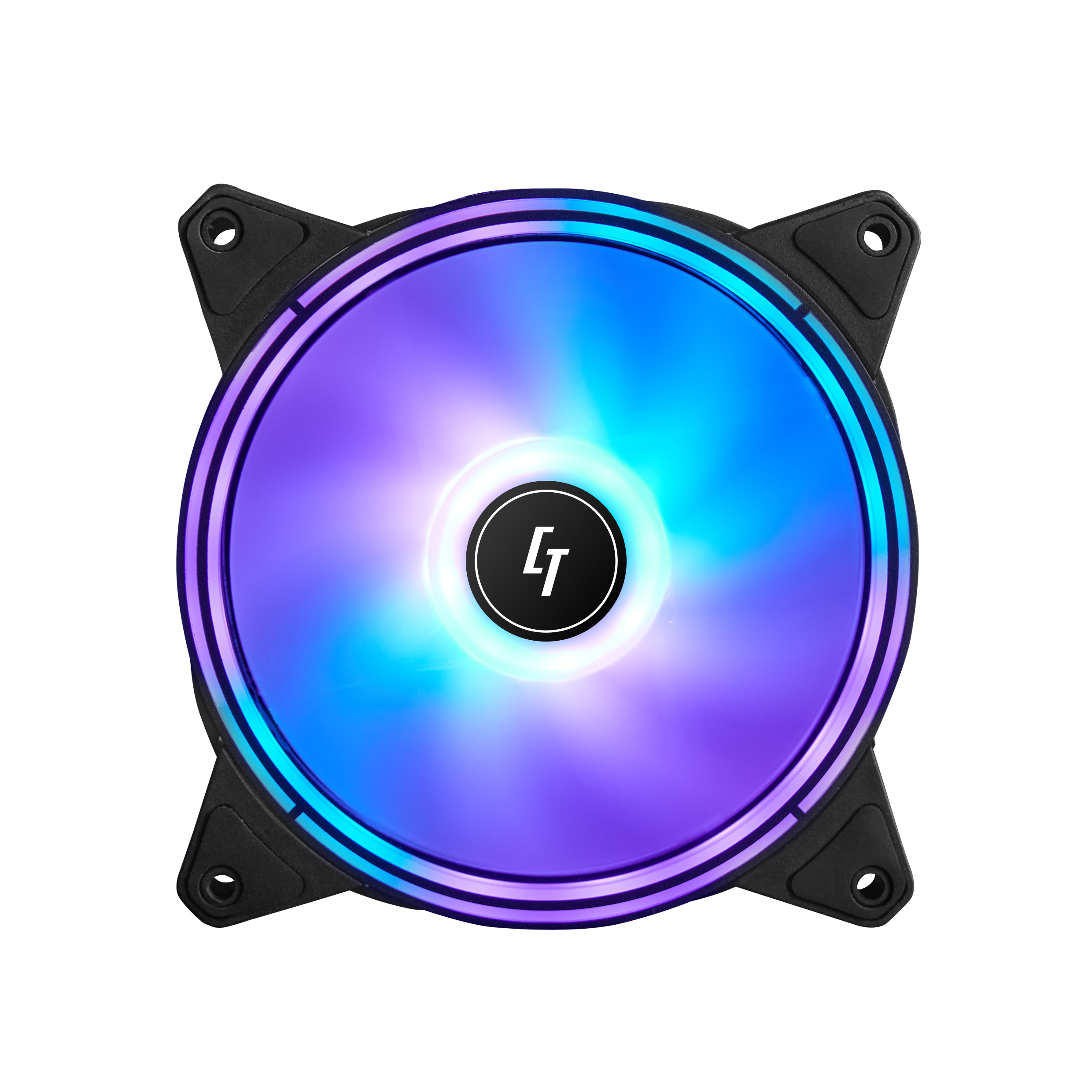 Chieftec NF-1225RGB computer cooling system Computer case Fan 12 cm Black 1 pc(s)