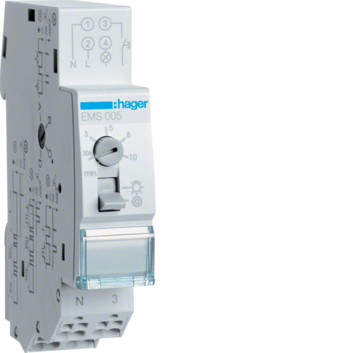 Hager EMS005 corta circuito Type S 1 mdulo(s)