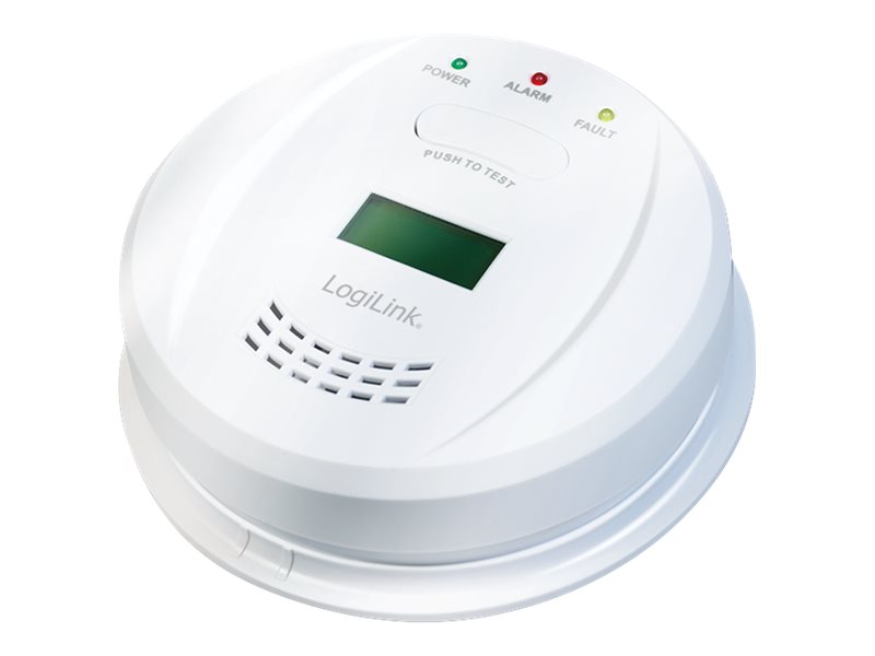LogiLink SC0111 detector de humo Detector de monxido de carbono Inalmbrico y almbrico
