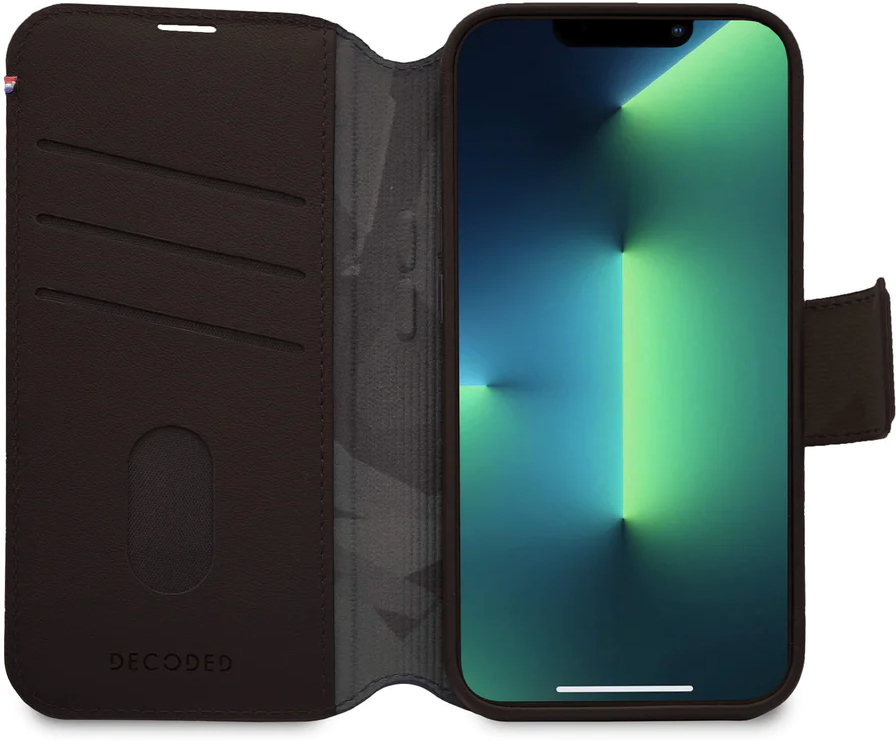 Decoded D23IPO14PDW5CHB coque de protection pour tlphones portables 15,5 cm (6.1) tui avec portefeuille Marron