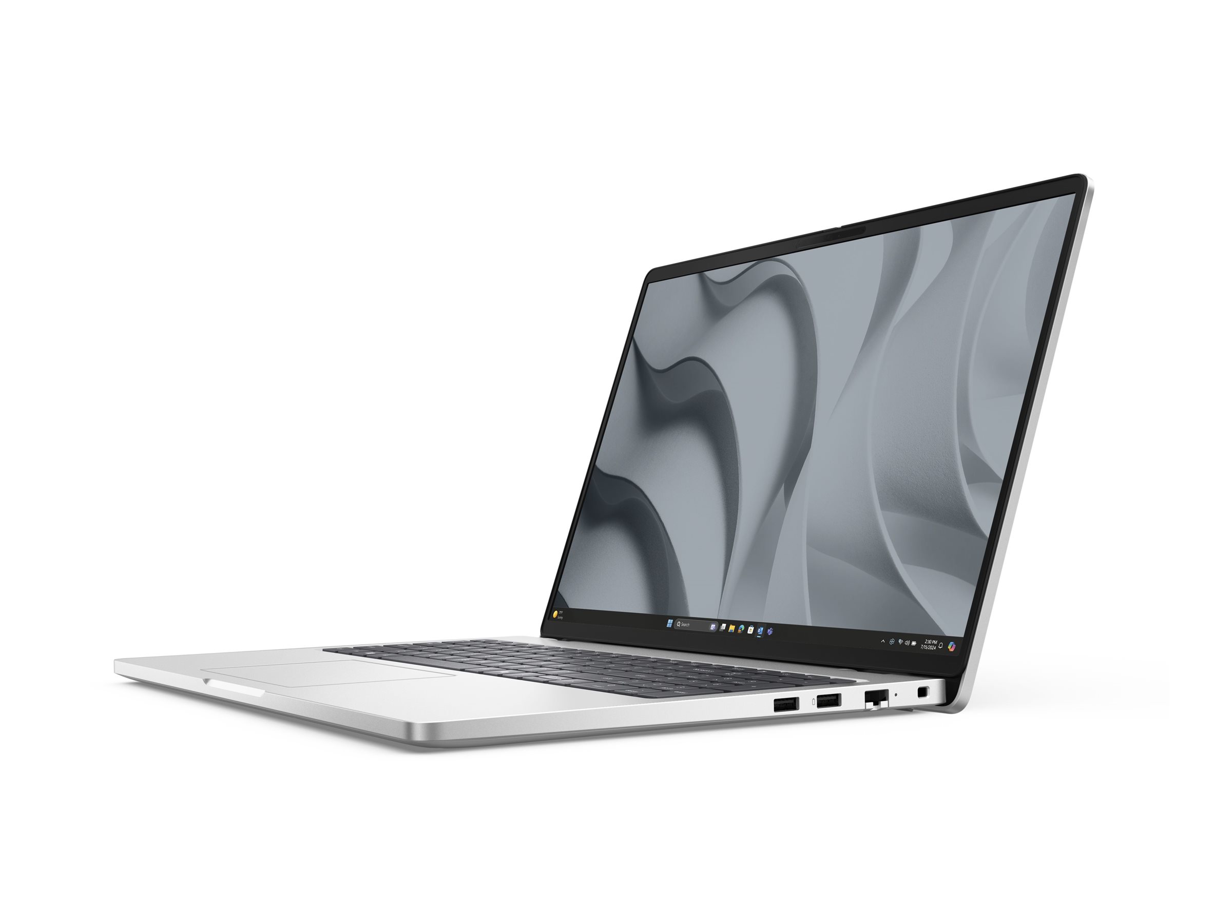 DELL Pro 16 PC16255 Copilot+ PC AMD Ryzen AI 5 340 Computer portatile 40,6 cm (16) Full HD+ 16 GB DDR5-SDRAM 512 GB SSD Wi-Fi 6E (802.11ax) Windows 11 Pro Tedesco Platino