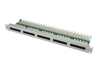 Telegrtner 25-port ISDN patch panel Cat.3 1U