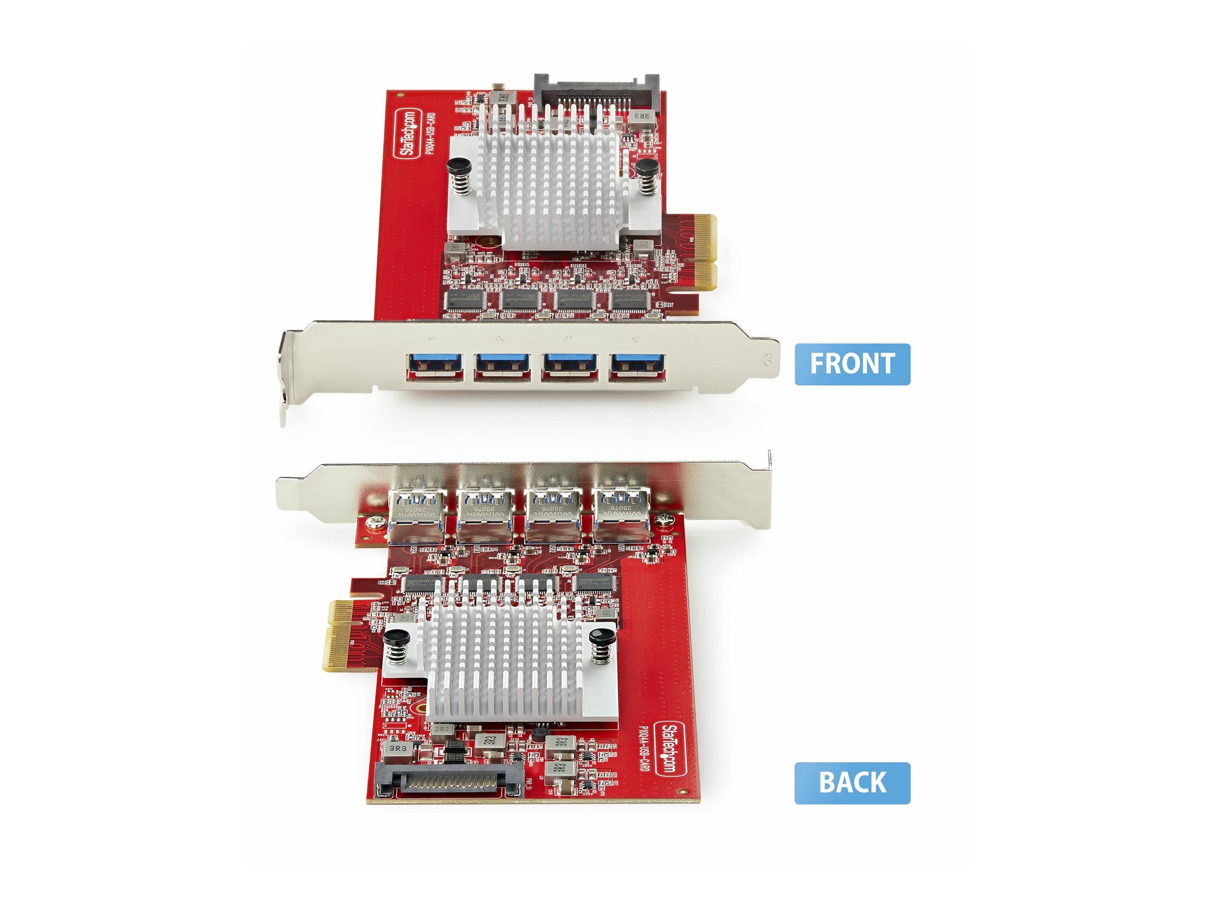 StarTech.com P10Q4A-USB-CARD scheda di interfaccia e adattatore Interno USB 3.2 Gen 2 (3.1 Gen 2)