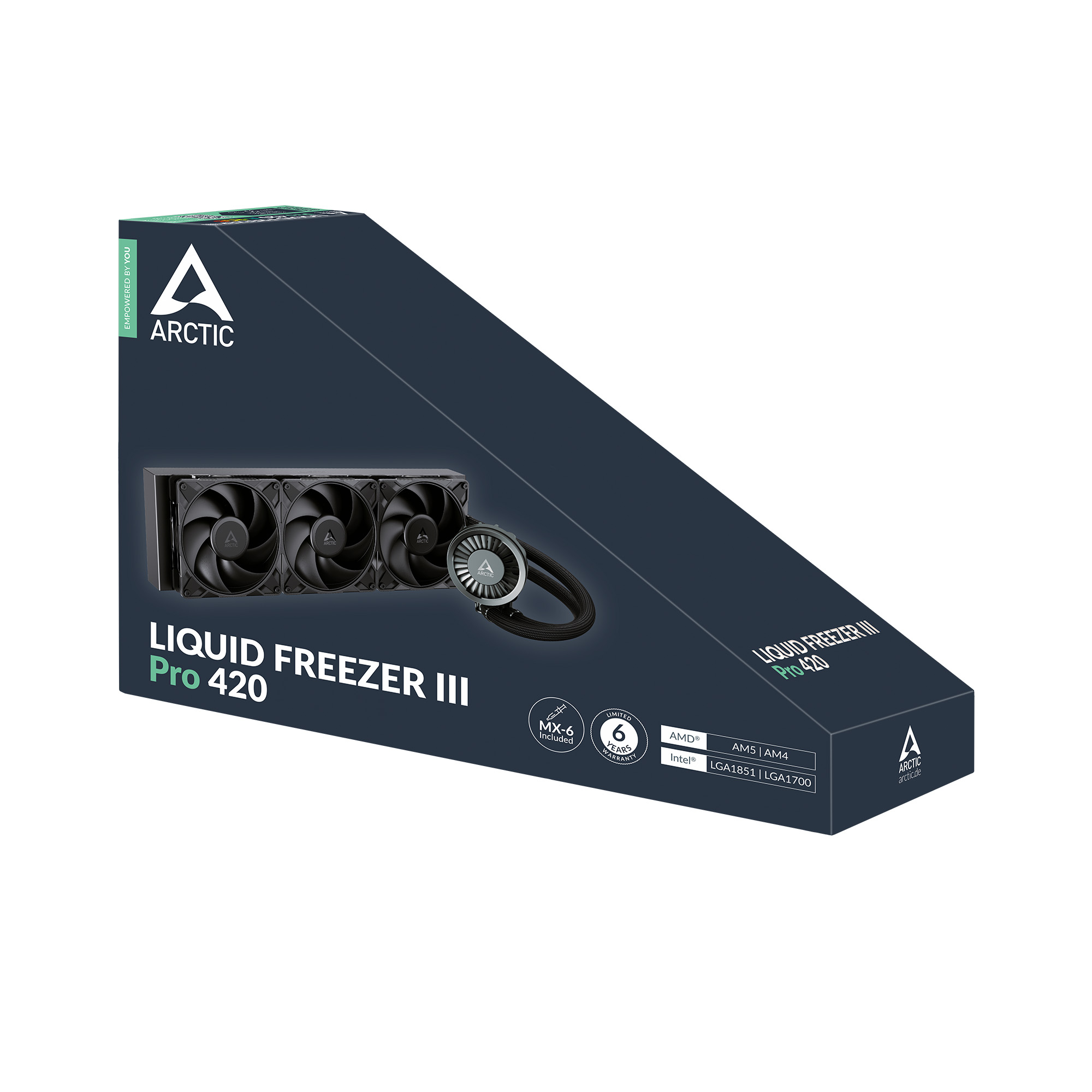 ARCTIC Liquid Freezer III Pro 420 Procesador Kit de refrigeracin lquida 12 cm Negro 1 pieza(s)