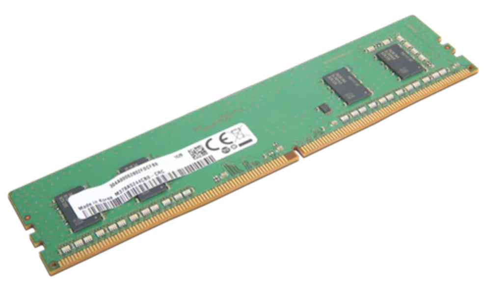 Lenovo DDR4 - Modul - 16 GB - DIMM 288-PIN - 2933 MHz / PC4-23400 - 1.2 V - ungepuffert - non-ECC - CRU - gr�n - f�r ThinkCentre M70s 11DB, 11DC, 11EW; M70t 11D9, 11DA, 11EU; M80s 11CU, 11CV, 11EM, 11EN; M80t 11CS, 11CT, 11EK, 11EL; M90s 11D1, 11D2, 11D7;