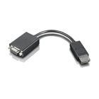 Lenovo Videokonverter - DisplayPort - VGA - Schwarz