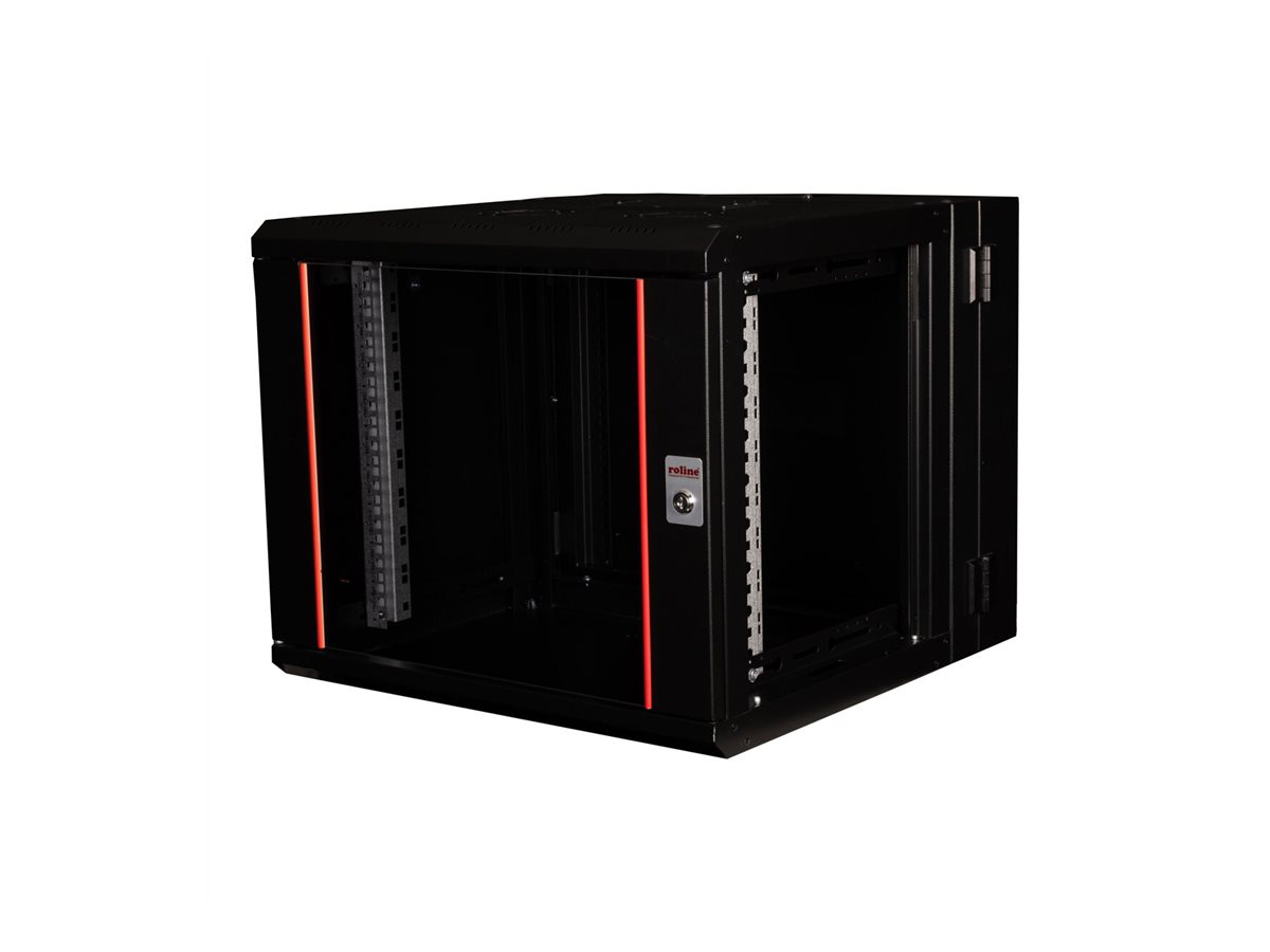 ROLINE Pro - Schrank Netzwerkschrank - zwei-teilig schwenkbar, 600 x 600 mm (B x T)
