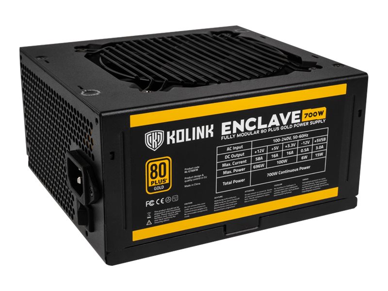 Coolink Kolink Enclave 700W - Netzteil (intern) - ATX12V 2.3/ EPS12V