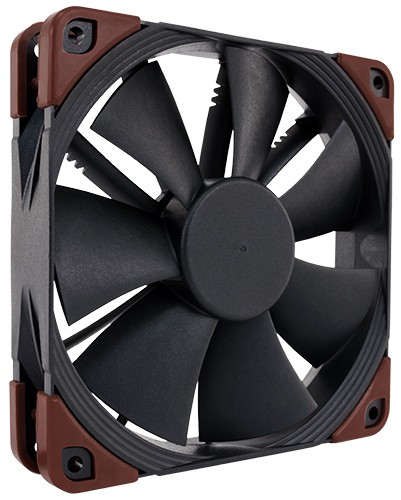 Noctua NF-F12 industrialPPC-2000 PWM Case per computer Ventilatore 12 cm Nero, Marrone