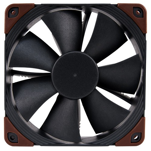 Noctua NF-F12 industrialPPC-2000 PWM Case per computer Ventilatore 12 cm Nero, Marrone