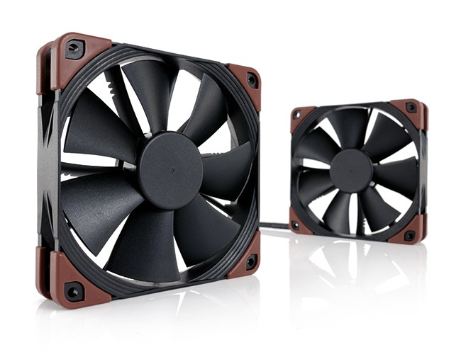 Noctua NF-F12 industrialPPC-2000 PWM Case per computer Ventilatore 12 cm Nero, Marrone