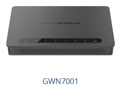 Grandstream GWN7001 Multi-WAN-Gigabit-VPN-Router mit integrierten Firewalls - Router - 1 Gbps