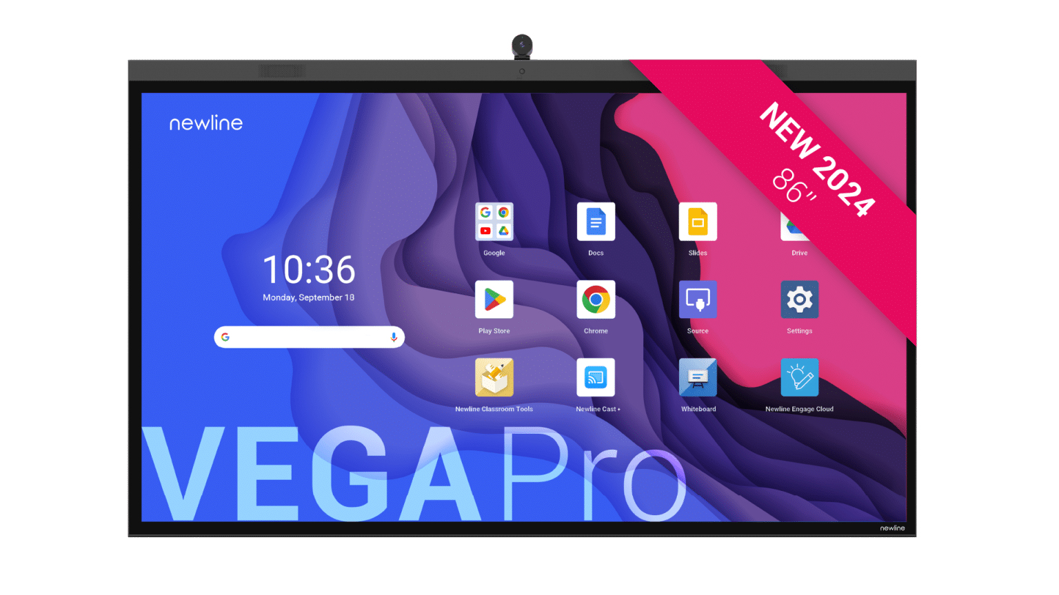 Newline Vega Pro pizarra blanca interactiva 190,5 cm (75) 3840 x 2160 Pixeles Pantalla t�ctil