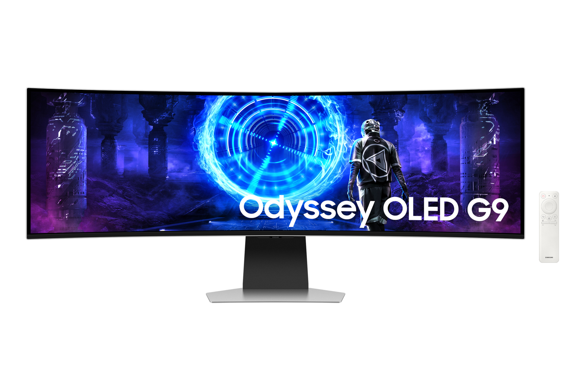 Samsung S49DG950SU pantalla para PC 124,5 cm (49) 5120 x 1440 Pixeles Dual QHD OLED Plata