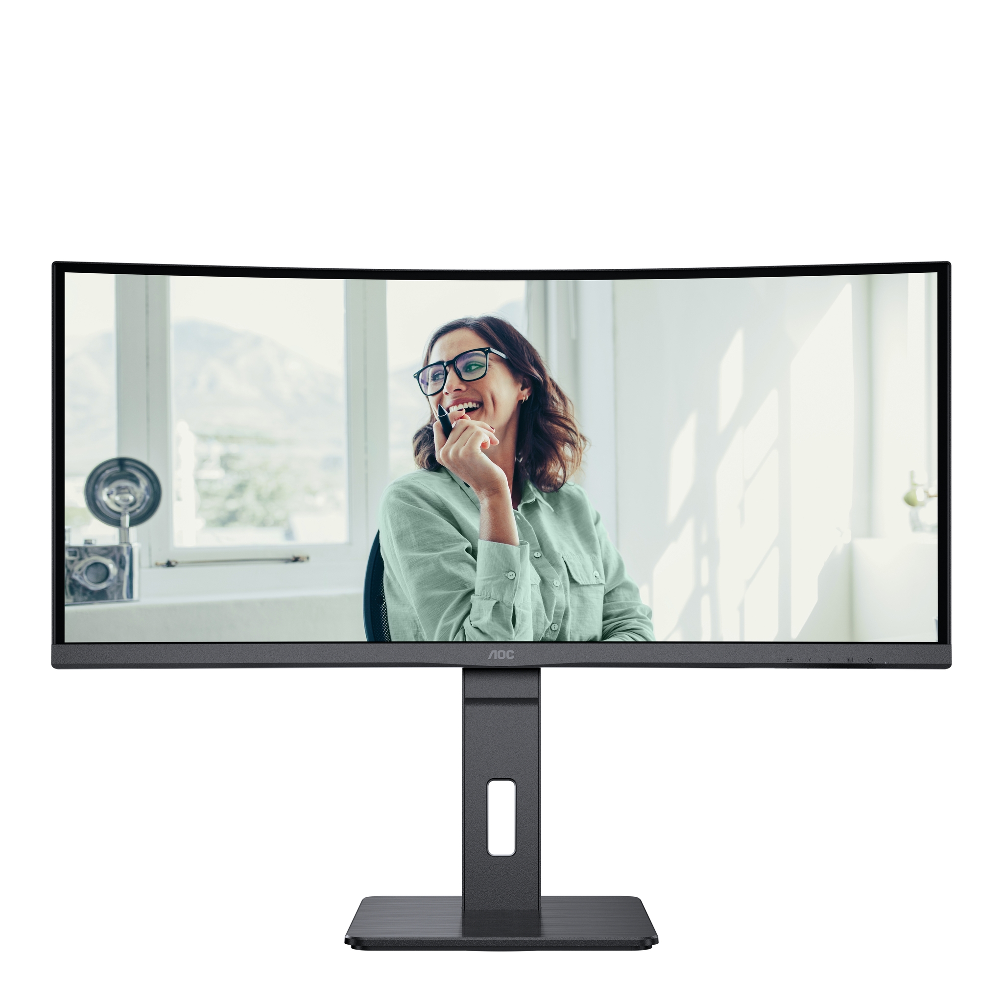 AOC CU34P3CV pantalla para PC 86,4 cm (34) 3440 x 1440 Pixeles UltraWide Quad HD LED Negro