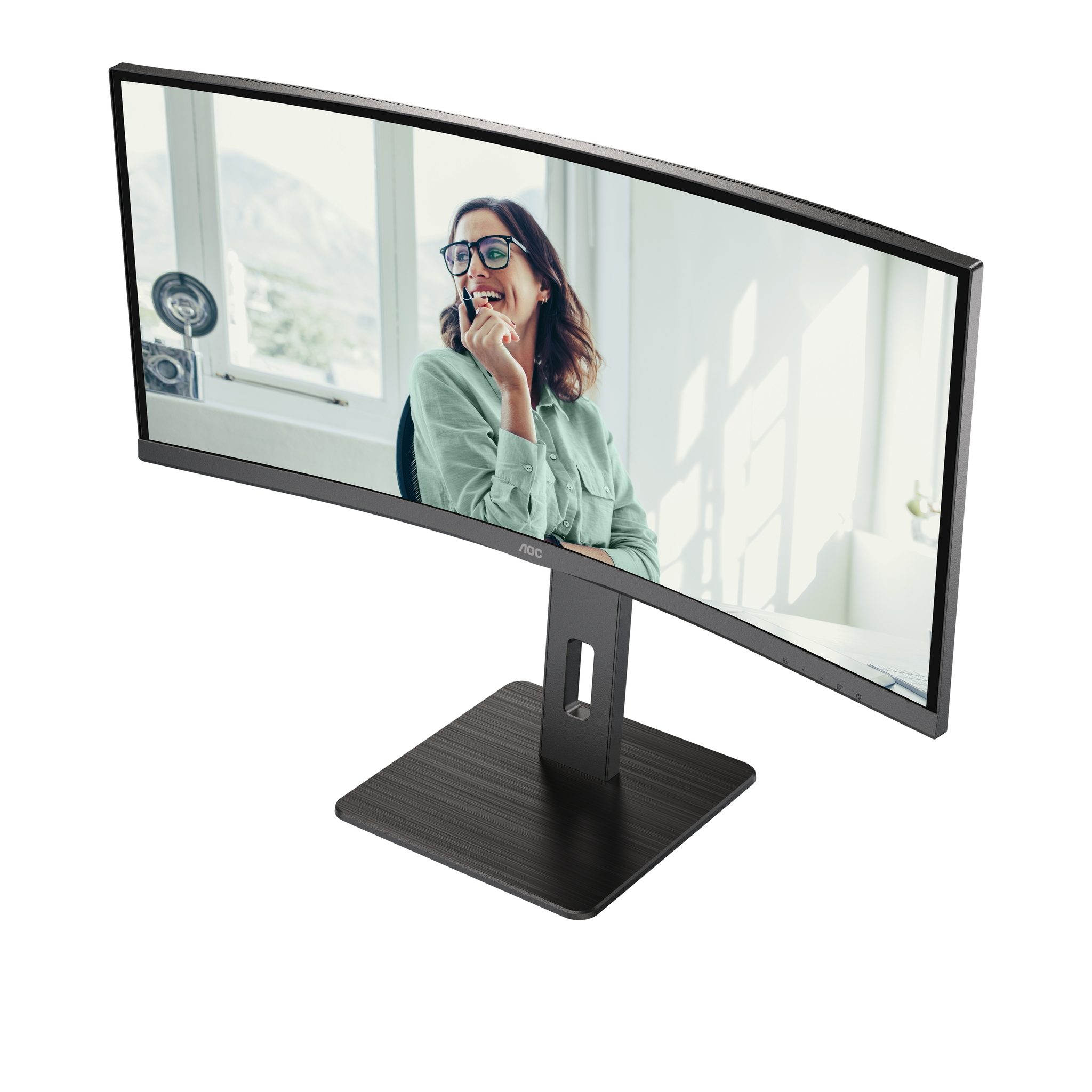 AOC CU34P3CV pantalla para PC 86,4 cm (34) 3440 x 1440 Pixeles UltraWide Quad HD LED Negro
