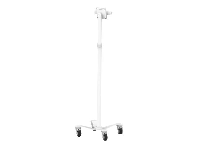 Compulocks Universal Tablet Cling Medical Rolling Kiosk - Wagen - f�r Tablett - Metall - wei� - Bildschirmgr��e: 17.8-33 cm (7-13)