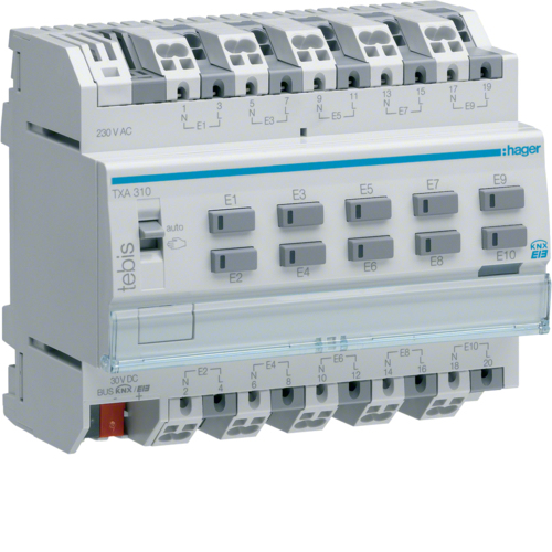 Hager TXA310 - 0 - 45 C - Grau - IP20 - 1 Stck(e)